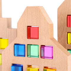 Edusense Wooden Toys Building Toys for Kids