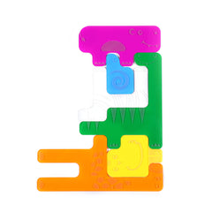 Edusense 12pcs Jigsaw Animals Acrylic Puzzle