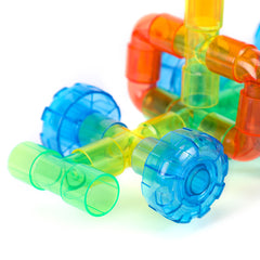 Edusense Translucent Plastic Tube Manipulatives Set