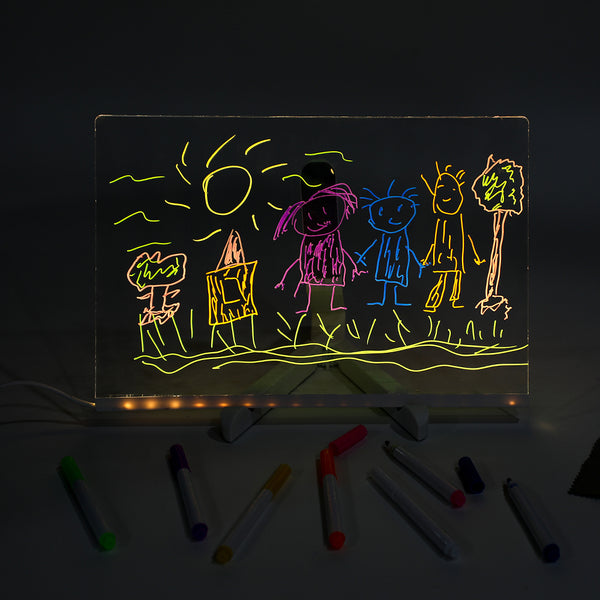 Edusense Acrylic Dry Erase Board with LED Light