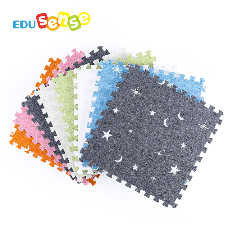 Edusense Baby Play Luminous Floor Tatami Eva Foam Puzzle Mat（6 pieces）
