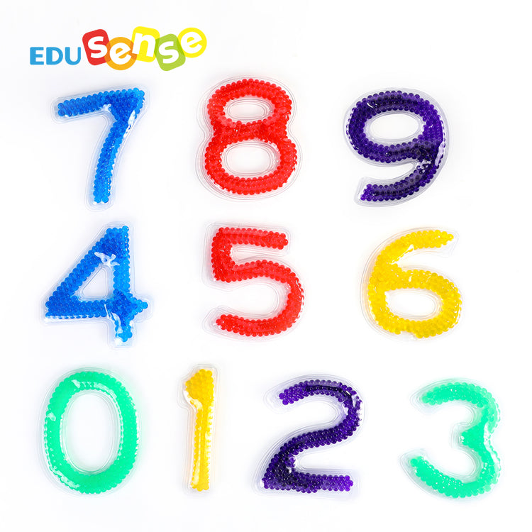Edusense Educational Sensory Gel Toys Math Numbers Montessori Toys ( 10 PCS)