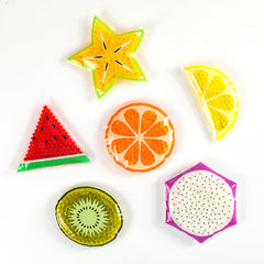 Edusense PVC Fruit Liquid Gel Shape Special Needs Educational Toy (6 PCS)