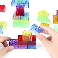 Edusense Educational Toy Transparent Building Blocks