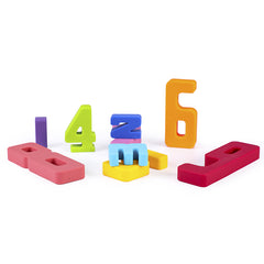 Edusense Early Educational Toy 3D Number Blocks Math Silicone Building